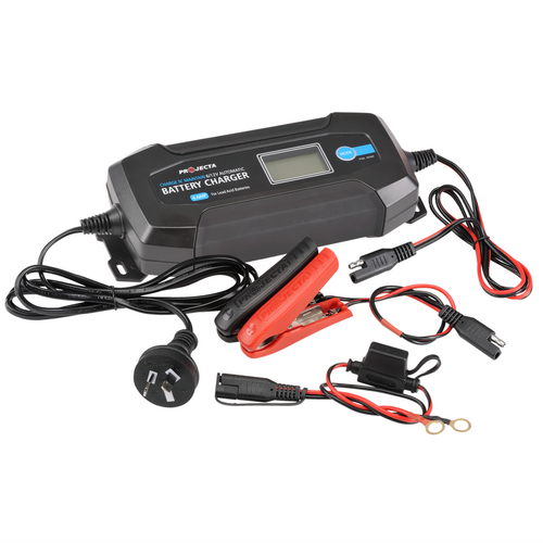 Projecta 6/12V Automatic 4 Amp 8 Stage Battery Charger AC040