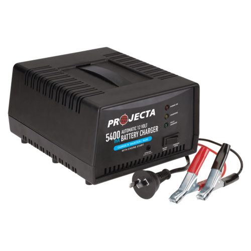 Projecta Charge N' Maintain 12v Automatic 5400ma 2 Stage Battery Charger AC800