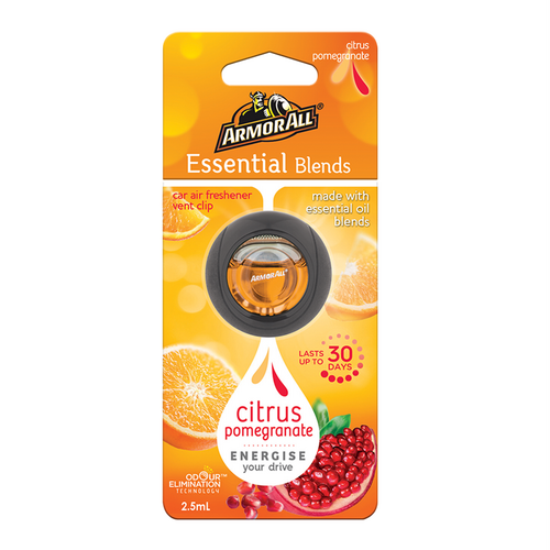 Armor All Essential Blends Citrus Pomegranite Air Freshener AMAIRCP1