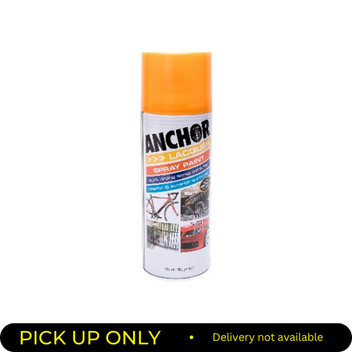 Anchor Lacquer Spray Paint Orange  300g Aerosol 47814