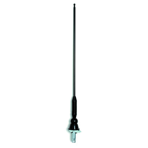 Aerpro Universal 3 Section Spring Ball Base Antenna Black AP42B