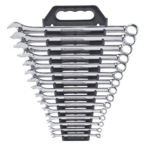 GEARWRENCH  15 Pc. 12 Point Long Pattern Combination Sae Wrench Set    81901 81901