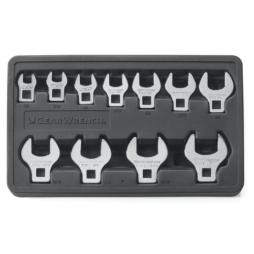GEARWRENCH  11 Pc. 3/8" Drive Crowfoot Sae Wrench Set    81908 81908