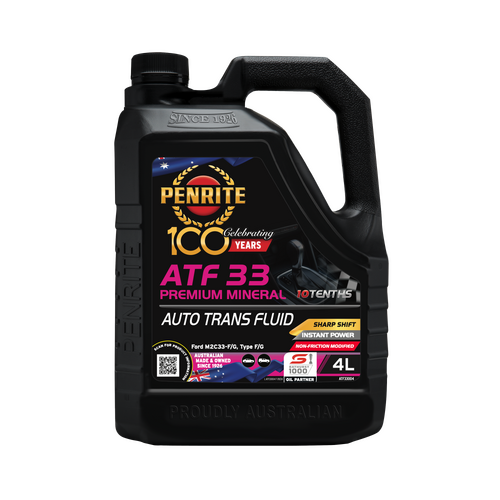 Penrite ATF 33 Type F Mineral Auto Transmission Fluid 4L ATF33004