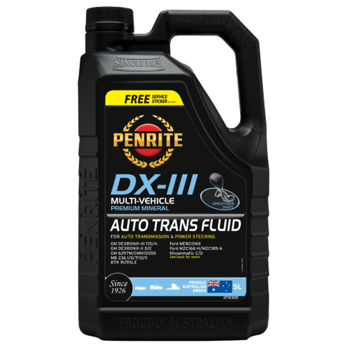 Penrite Atf Dx-iii Dexron 3 Mineral Auto Transmission Fluid  5l  ATFDX3005 