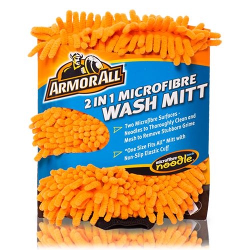 Armor All Microfibre 2 In 1 Wash Mitt AWMITTMESH1/6AU