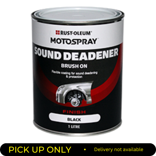 Rustoleum  Motospray Sound Deadener - Brush On Black 1kg  BO1 BO1