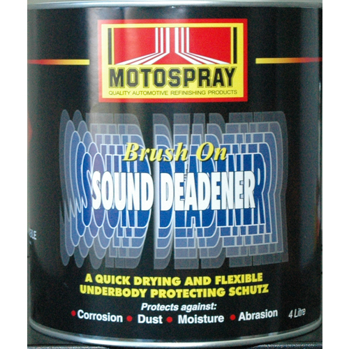 Rustoleum  Motospray Sound Deadener - Brush On Black 4kg  BO4 BO4
