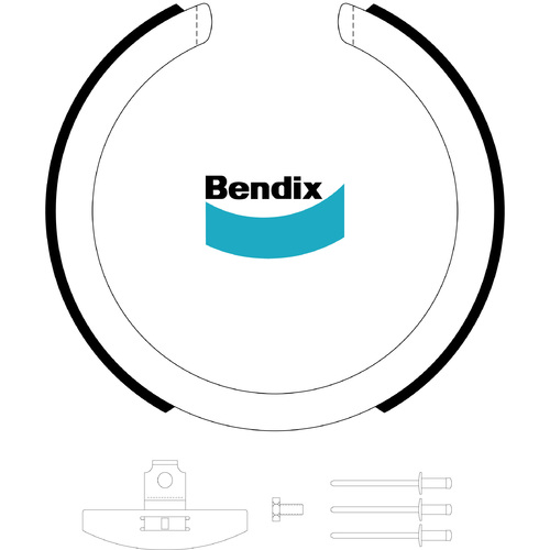 Bendix Handbrake Shoe (1 Single Side) BS3220