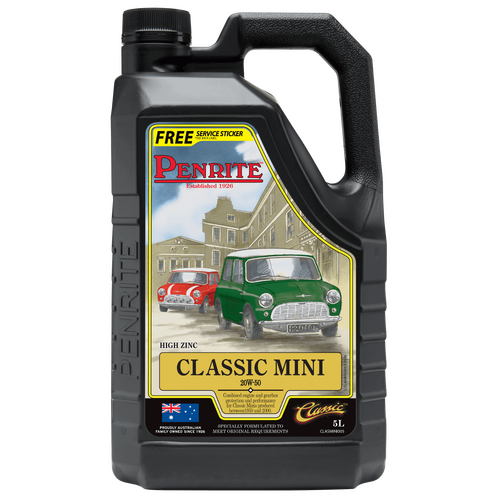 Penrite Classic Mini Mineral Engine Oil 20W50 5L CLASMINI005