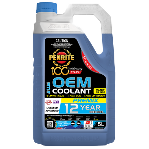 Penrite Blue OEM Coolant Premix 5L COOLBLUEPMX005