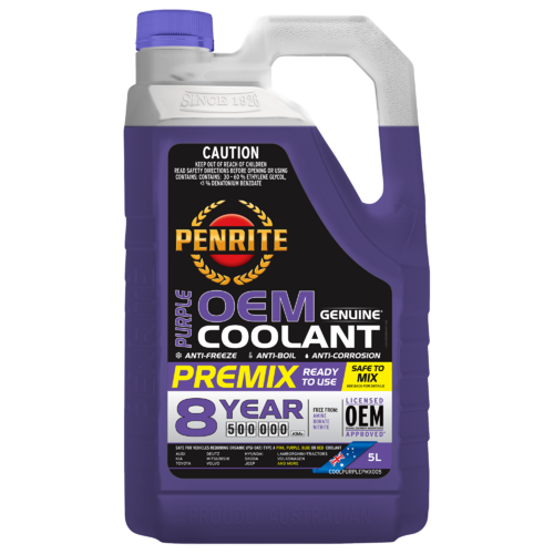 Penrite Purple Oem Premix Coolant 8 Yr/500k  5l  COOLPURPLEPMX005 