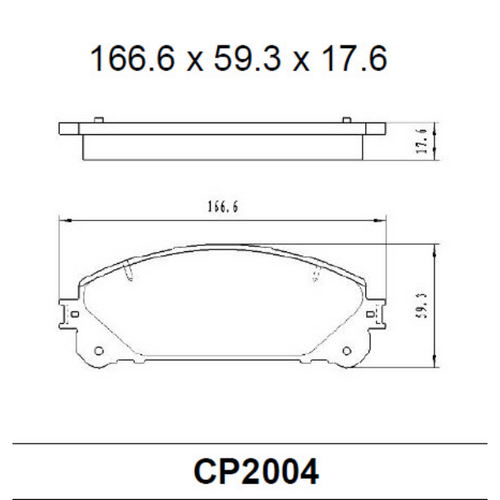 Premier Front Ceramic Brake Pads DB2446 CP2446