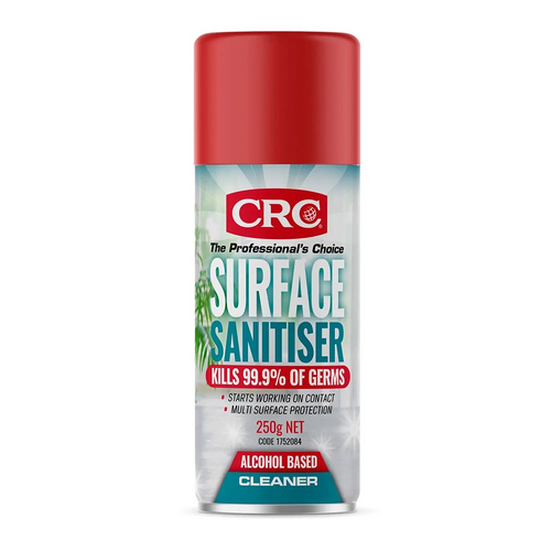 CRC Surface Sanitiser Spray 250g Aerosol CRC1752084 1752084