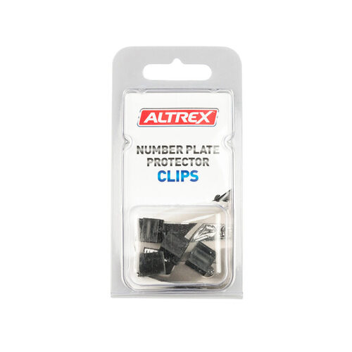 Altrex Number Plate Cover Clips Ultimate Push On Clips Black 4 Pack CU4B 