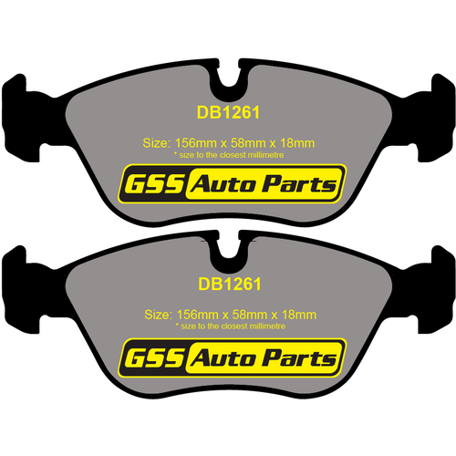 Budget Front Brake Disc Pads DB1261