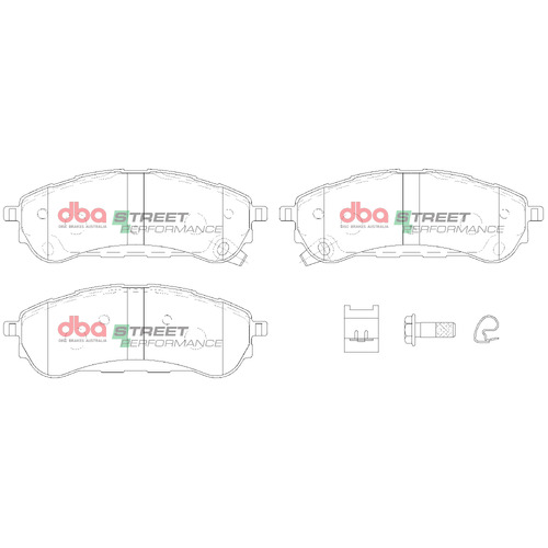 DBA Rear Street Performance Brake Pads DB15016SP