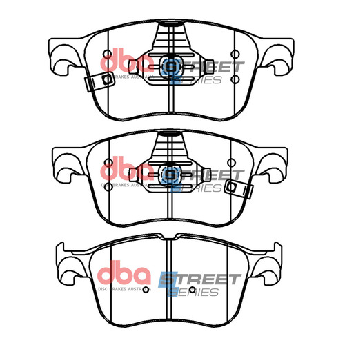DBA Front Street Series Brake Pads DB15088SS