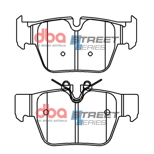 DBA Rear Street Series Brake Pads DB15128SS