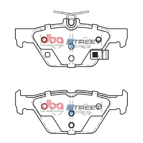 DBA Rear Street Series Brake Pads DB2398SS DB2398