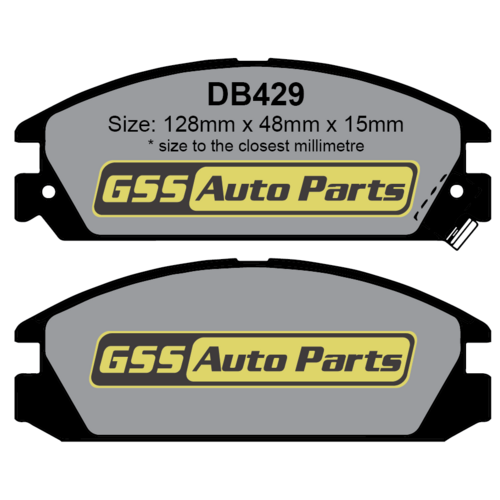 Budget Front Brake Disc Pads DB429