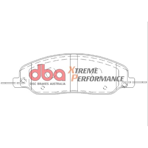 DBA Front Xtreme Performance Brake Pads DB7986XP