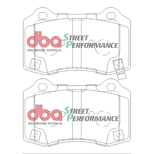 DBA Rear Street Performance Brake Pads DB8805SP