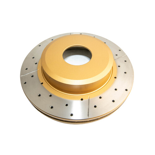 DBA Front Street Gold Cross-drilled/slotted Undrilled Kp DBA504UX