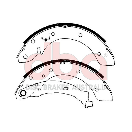DBA Street Series Brake Shoes DBAS1805