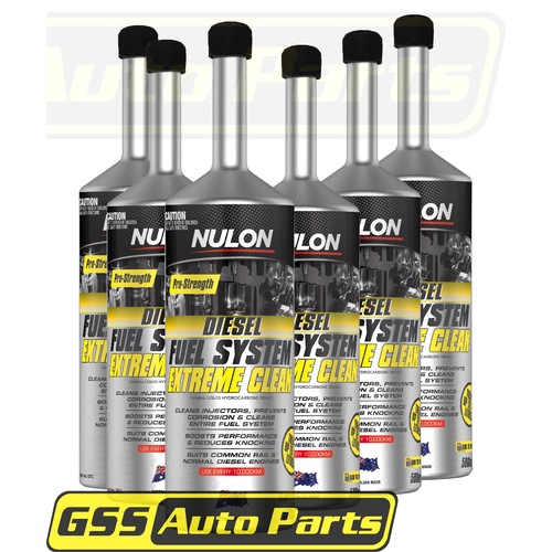 Nulon Pro-strength Diesel System Extreme Cleaner Box Of 6 X 500ml DECx6
