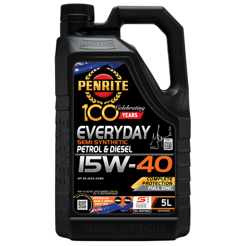 Penrite Everyday Semi Synthetic Engine Oil 15W-40 5L ED15W40005