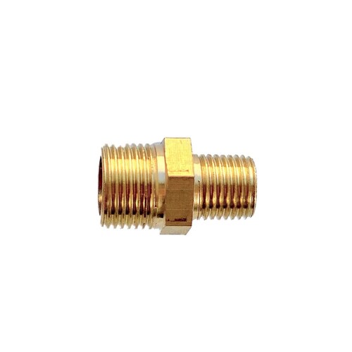 Emax Brass Double Male Fitting 1/4Inch X 3/8Inch EMM06-04