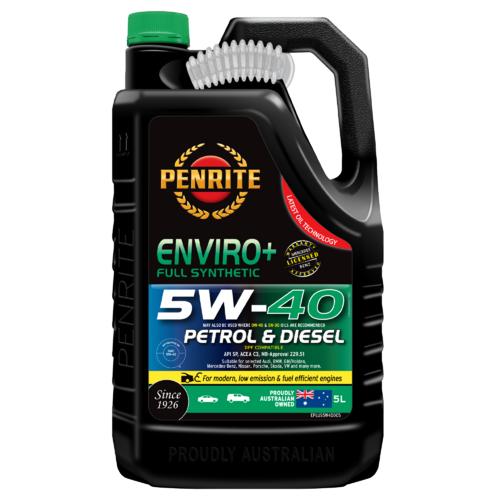 Penrite Enviro + Full Synthetic Engine Oil 5l 5w40 EPLUS5W40005