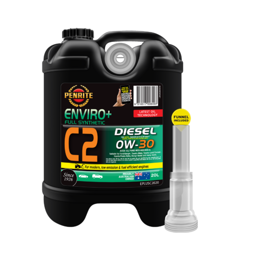 Penrite Enviro+ C2 Full Synthetic Engine Oil  20l 0w30 EPLUSC2020 