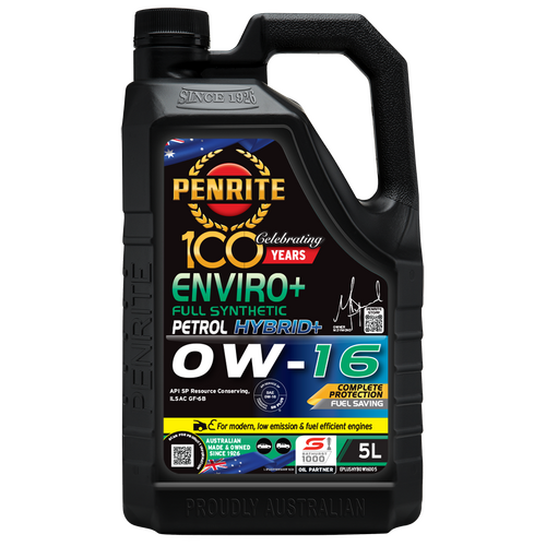 Penrite Enviro+ Hybrid Petrol Full Synthetic Engine Oil 0W-16 5L EPLUSHYB0W16005