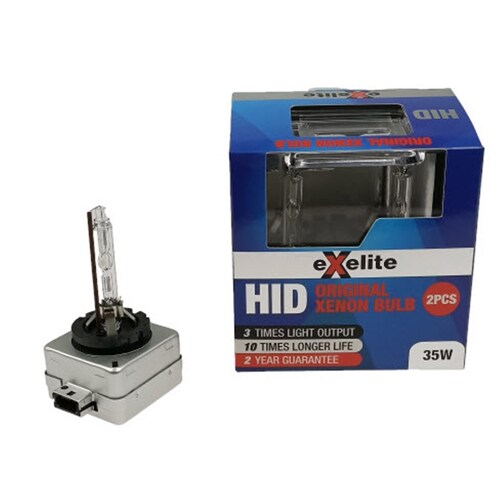 Exelite Hid Headlight Globes Xenon 6000K (2Pc) D1S EXD1S
