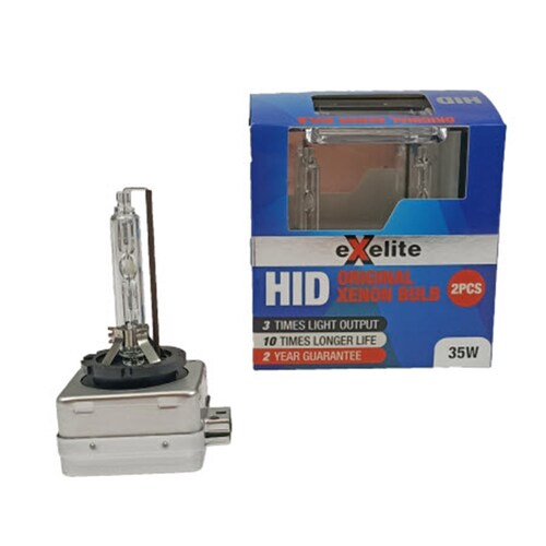 Exelite Hid Headlight Globes Xenon 6000K (2Pc) D3S EXD3S