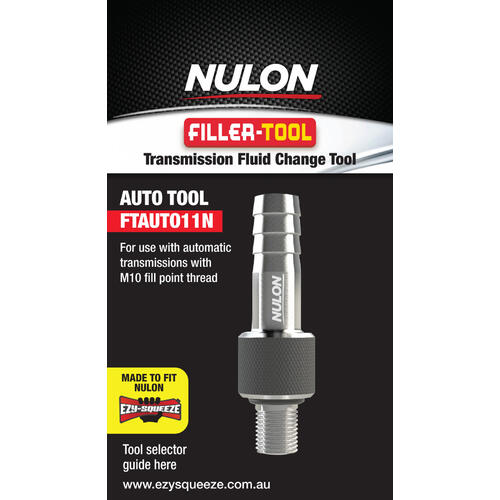 Nulon Filler Tool Suits Ezy-squeeze For Auto M10 Thread (ftauto11n) FTAUTO11N