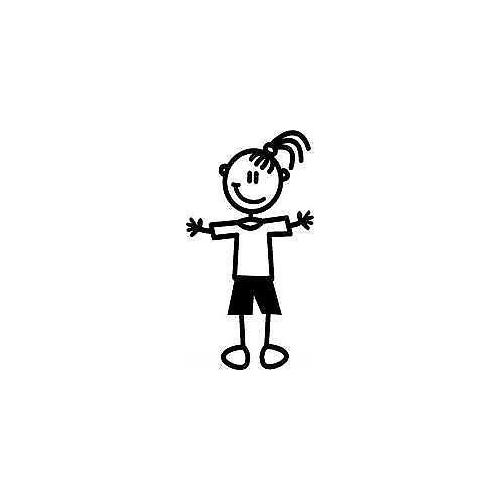 Genuine My Family Sticker - Girl in Plain Clothes