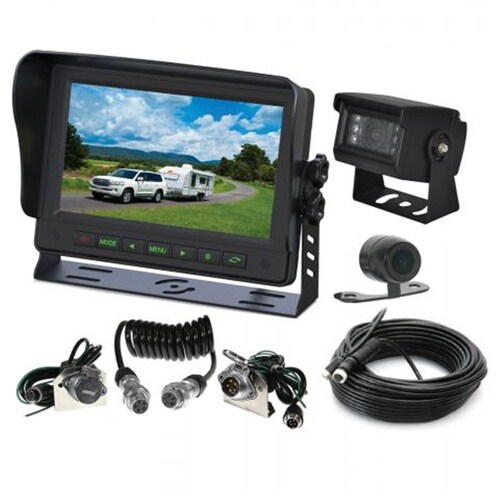Gator 7" GT70SDTK Monitor Dash Cam Dual Reverse Camera Trailer Kit