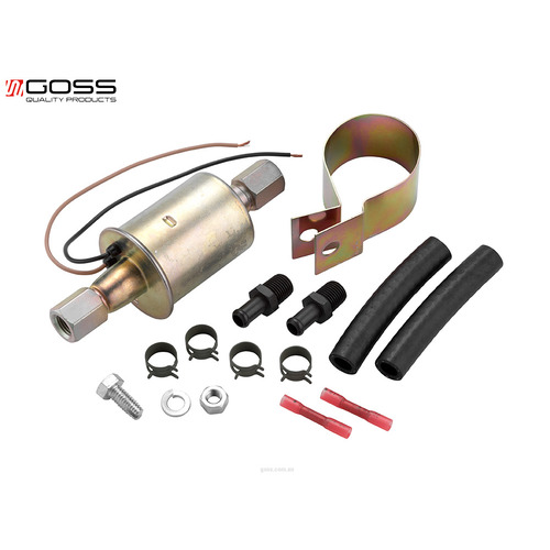 Goss Universal Electric Fuel Pump 12V 10-14psi 132L/h GE143