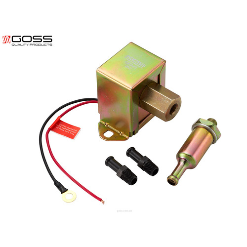 Goss Universal Electric Fuel Pump 12V 3-4.5psi 114l/h GE242