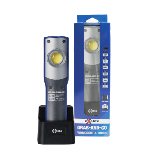 Exelite Worklight/Torch With Magnets GRAB-AND-GO