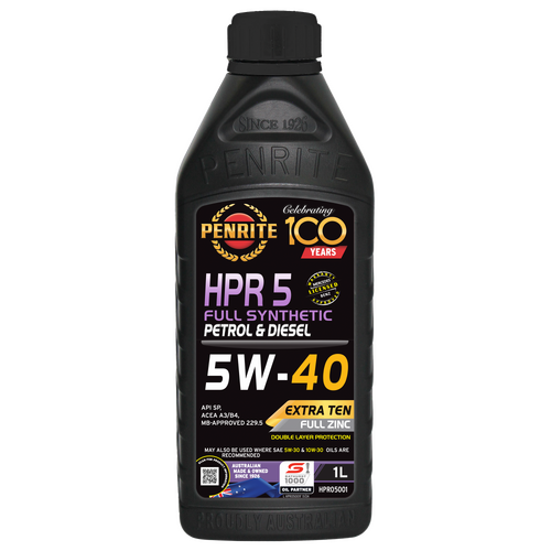 Penrite HPR 5 Full Synthetic 5W-40 Engine Oil - 1L (HPR05001)
