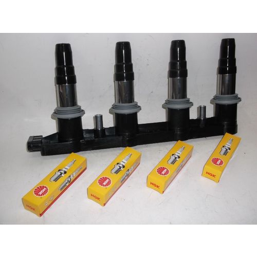 ICON & Ngk Ignition Coil Pack & Spark Plugs IGC-365M-ZFR6U-9 IGC-365