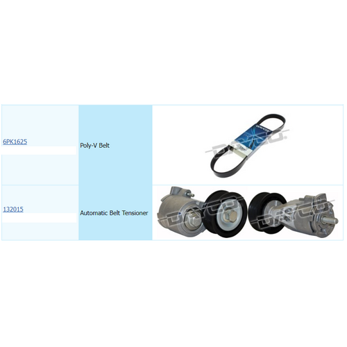 Dayco Drive Belt Tensioner & Belt Kit KPT220