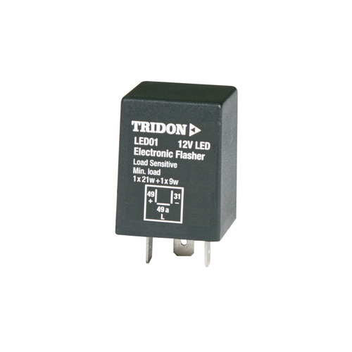 Tridon Flasher Led 12v 3pin Outage LED01