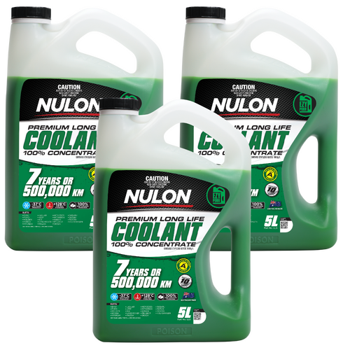 Nulon Green Long Life Concentrated Coolant Box Of 3 X 5 Litre Bottles LL5x3