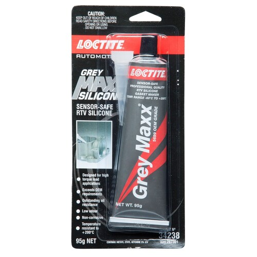 Loctite Grey Maxx Silicone Rtv Sealant 95G 34238