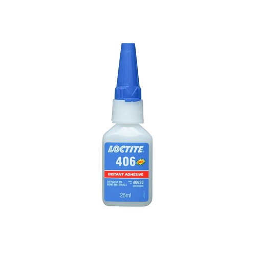 Loctite 406 Instant Adhesive For Rubbers And Plastics - 25mL 40633-25